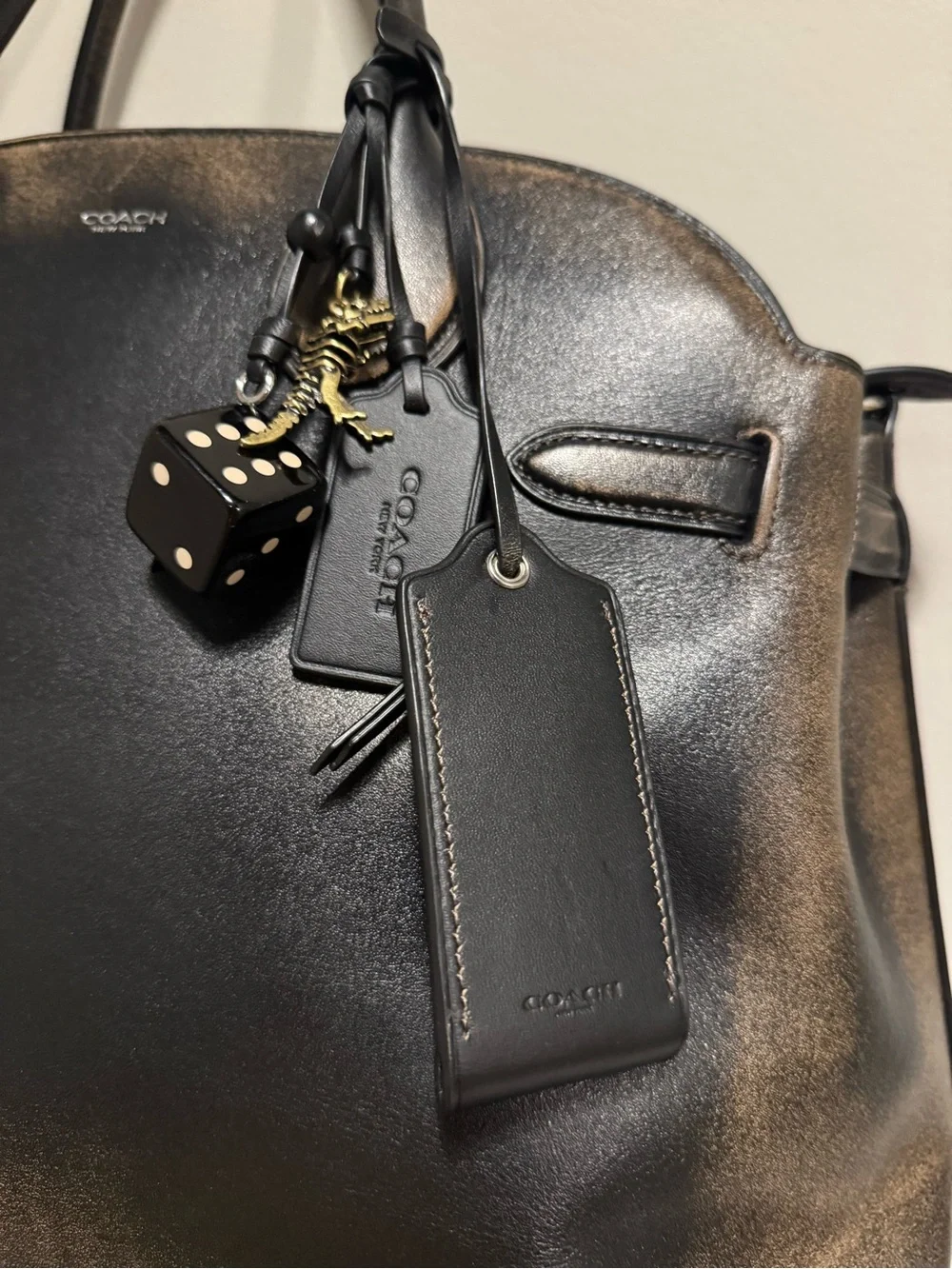 Coach Soft Empire Carryall in Loved Leather